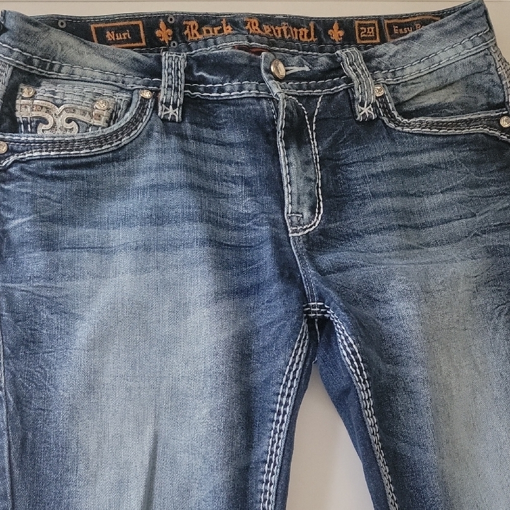 Rock Revival Women's Boot Cut Jeans - Blue